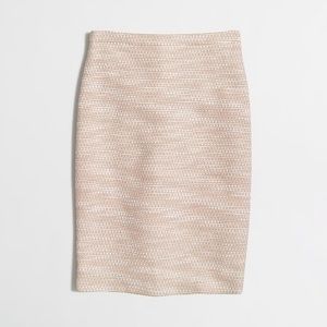 Priced to Sell - J. Crew Pink Tweed Pencil Skirt